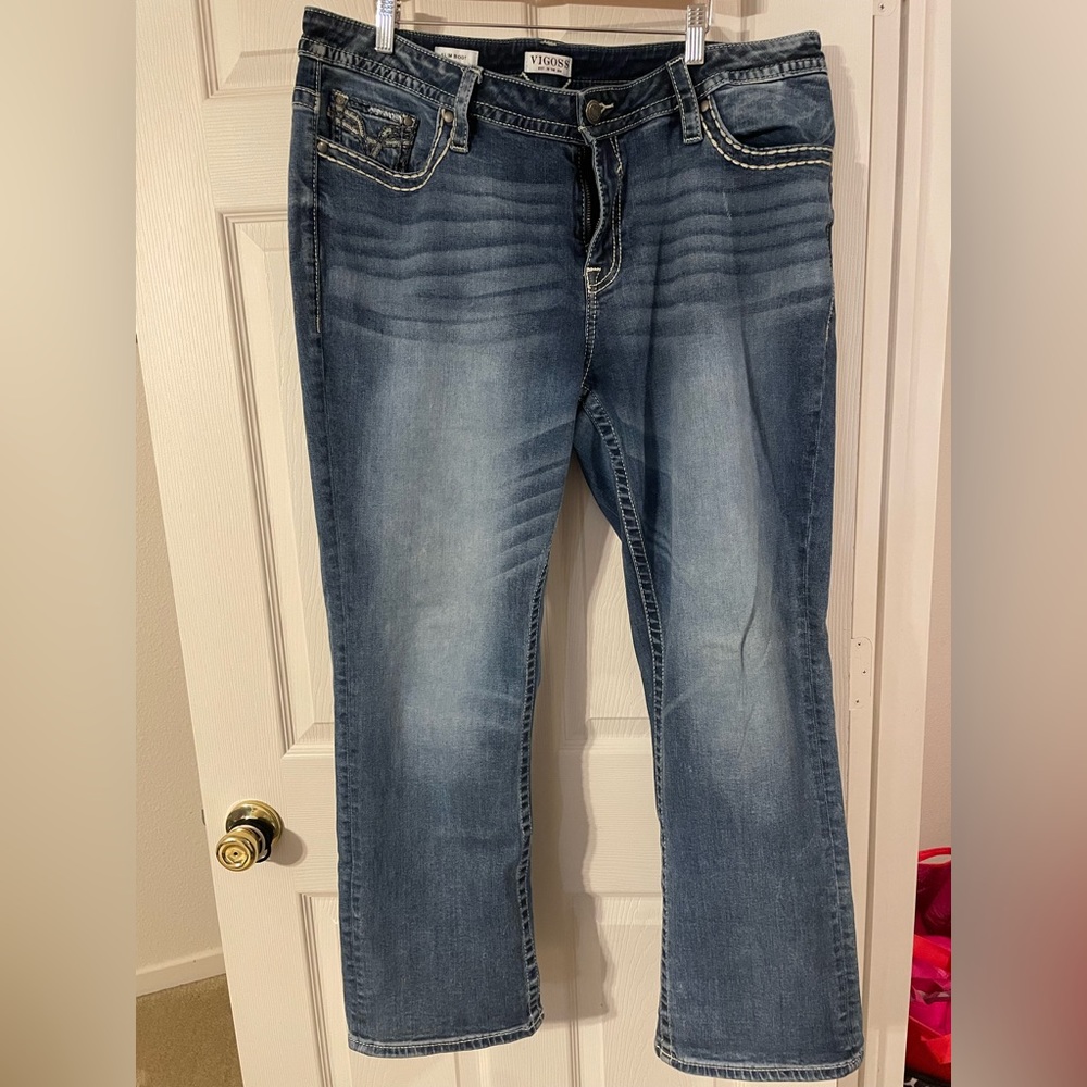 new vigoss slim bootcut jeans size 20